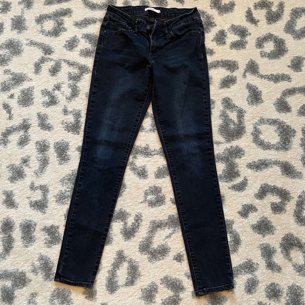Levi’s 711 Skinny Black Sz 27